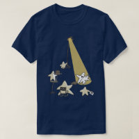 Shooting Stars Funny Word Pun Cartoon Graphic
