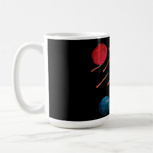 Shooting stars in space coffee mug