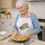 Shooting Stars Rainbow Apron<br><div class="desc">Beautiful pastel coloured shooting stars with their tails forming a rainbow on an apron</div>