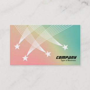 Shooting Stars - Soft Gradient Business Card