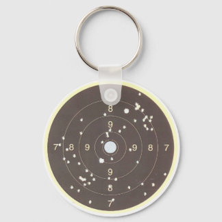 Shooting Target Keychain