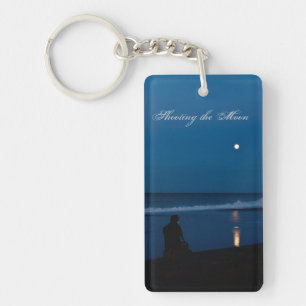 Shooting the Moon Photographer Keyfob Keychain