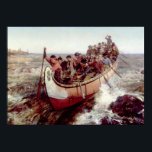 Shooting the Rapids, 1879 by Frances Anne Hopkins Poster<br><div class="desc">Frances Anne Hopkins (1838-1919) was a British painter. Frances Anne Hopkins - Shooting the Rapids, Quebec, 1879.</div>