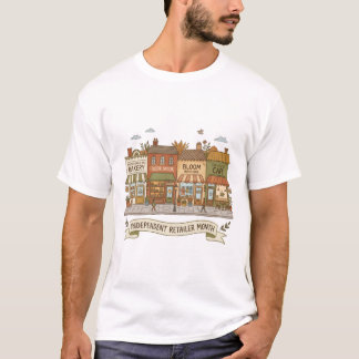 Shop Local Storefront Independent Retailer Month T-Shirt