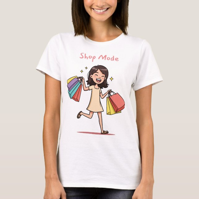 Shop Mode shopping lover T-Shirt (Front)