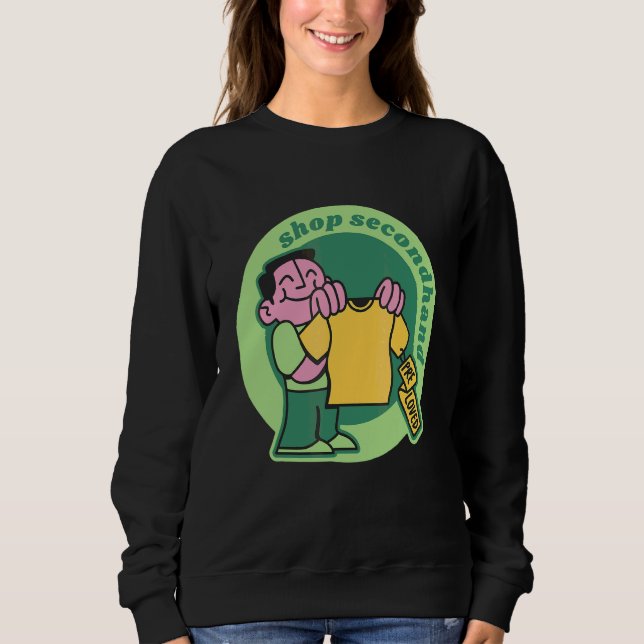 Shop Secondhand Thrift Stores Hippies 70s Sweatshirt (Front)