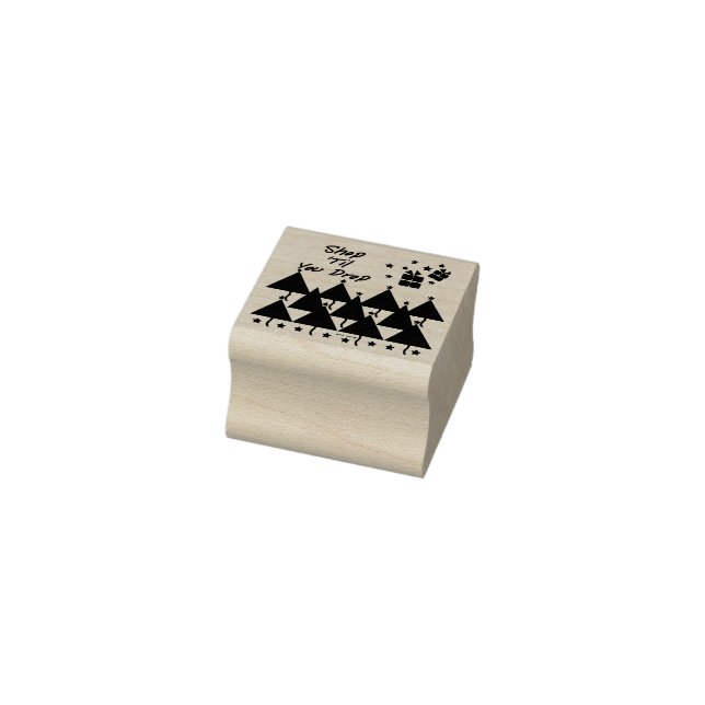 SHOP 'TIL YOU DROP RUBBER STAMP (Stamp)