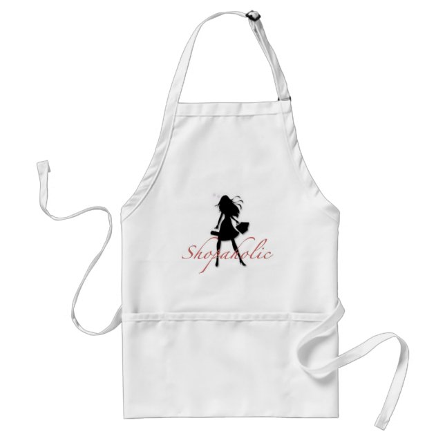 shopaholic standard apron (Front)