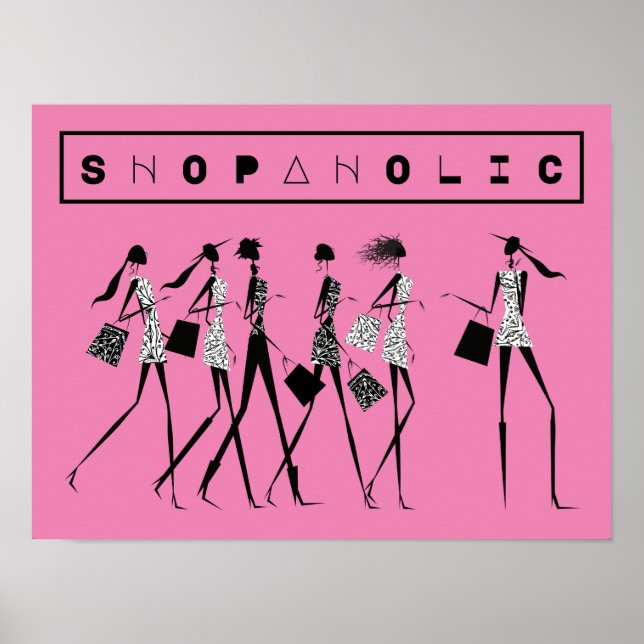 Shopaholic Trendy Girls Poster (Front)