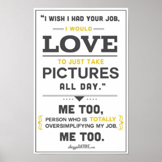 Shoppe Satire - Humor for Photographers Poster