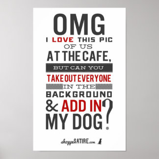 Shoppe Satire - Humour for Photographers Poster