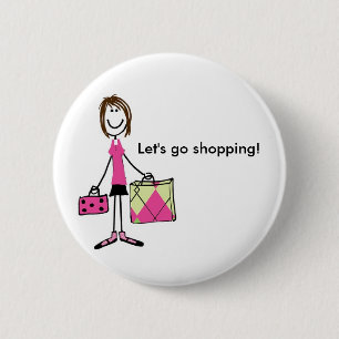 Shopping 2 Inch Round Button