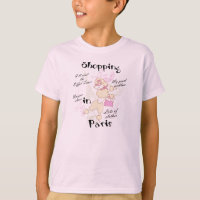 Shopping à Paris T-Shirt