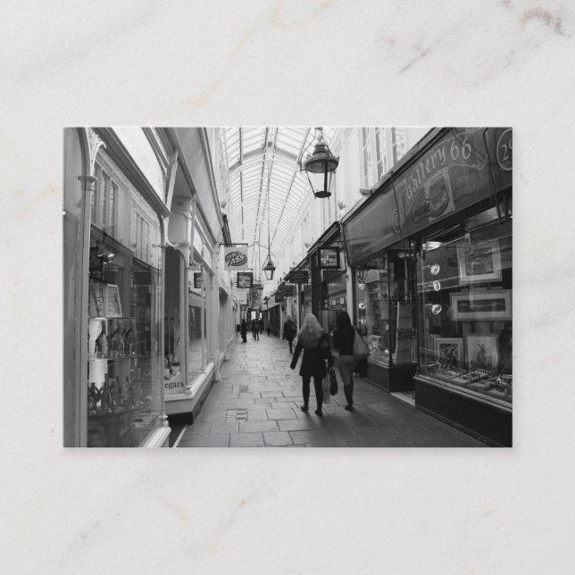 Shopping Arcade Business Card (Front)