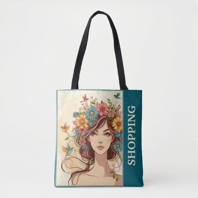 Shopping Bag Art Print Var05 (Front)