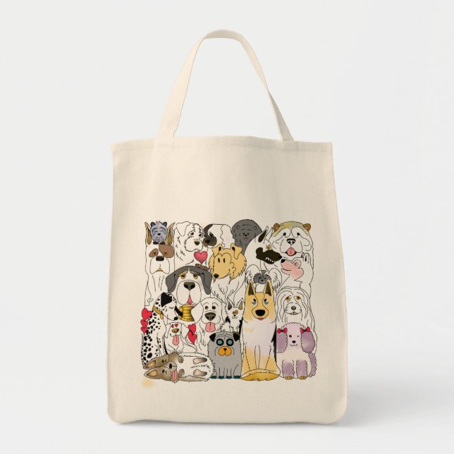 Shopping bag for dog lovers (Front)
