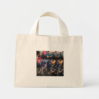 Shopping bag printed wallet totes 