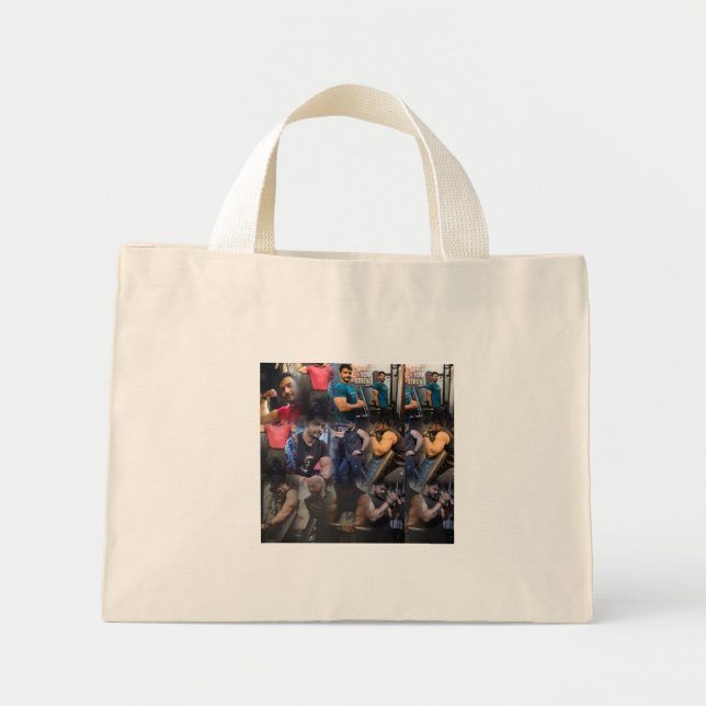 Shopping bag printed wallet totes  (Front)