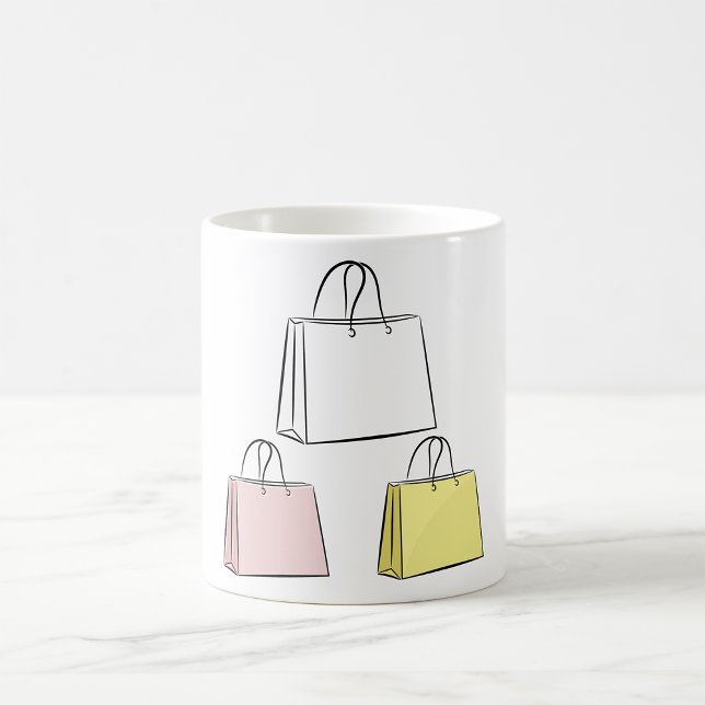 Shopping Bags Mug (Creator Uploaded)
