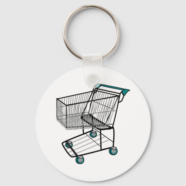 Shopping Cart Keychain (Front)