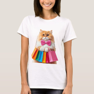 Shopping Cat T-Shirt