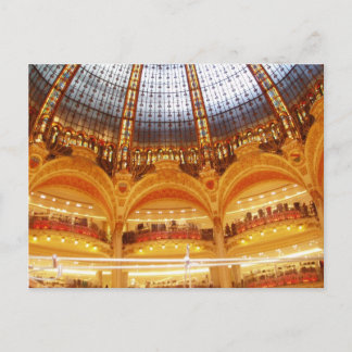 Shopping centre in Paris Postcard