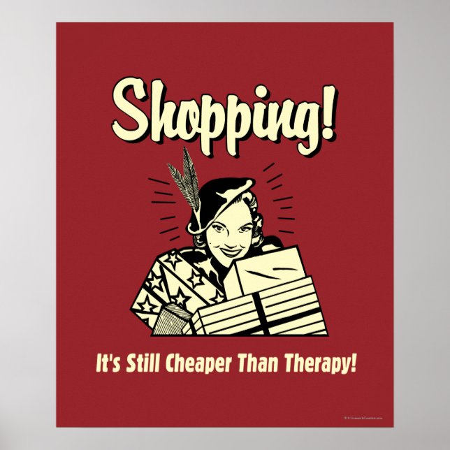 Shopping: Cheaper Than Therapy Poster (Front)