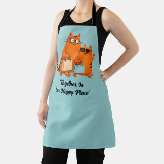 Shopping Day Cat Love Apron