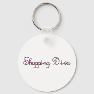 Shopping Diva Keychain