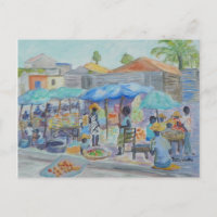 SHOPPING EN HAÏTI Carte postale