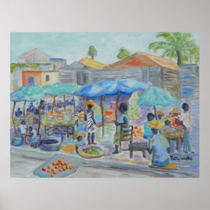 SHOPPING EN HAÏTI Poster