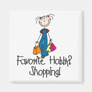 Shopping Favorite Hobby Magnet