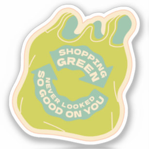 Shopping Green never looked so good on you Bag