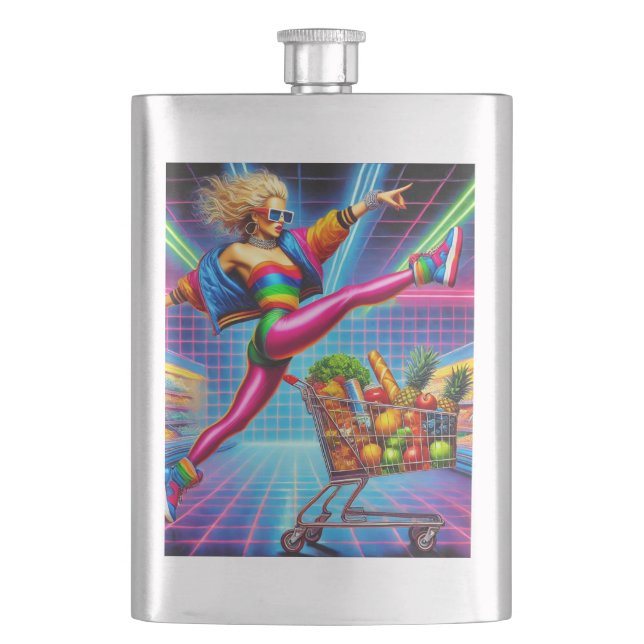 shopping hip flask (Front)