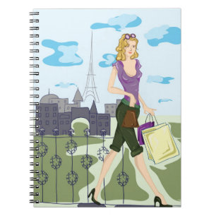 Shopping in Paris Notebook