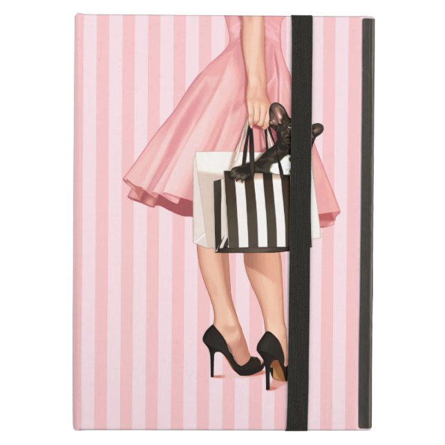 Shopping in the 50’s iPad air cover (Front Closed)