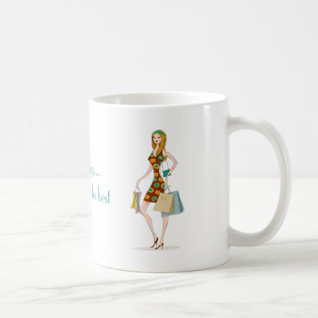Shopping, It's what I do best Coffee Mug (Right)