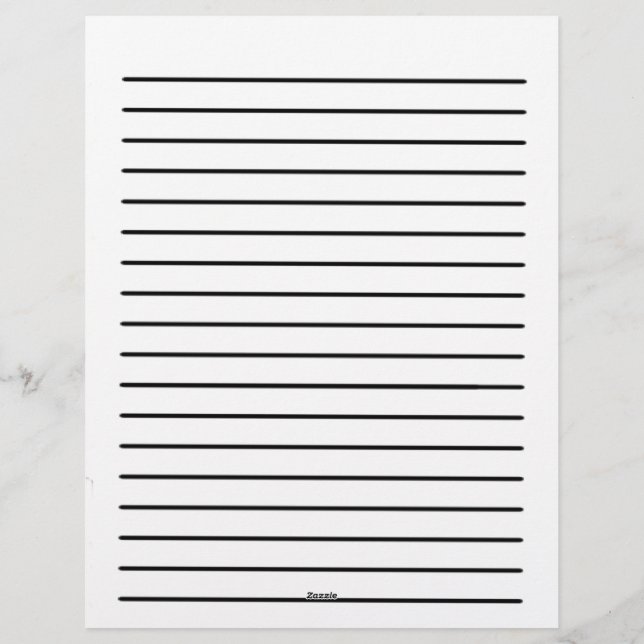 Shopping List Letterhead (Back)