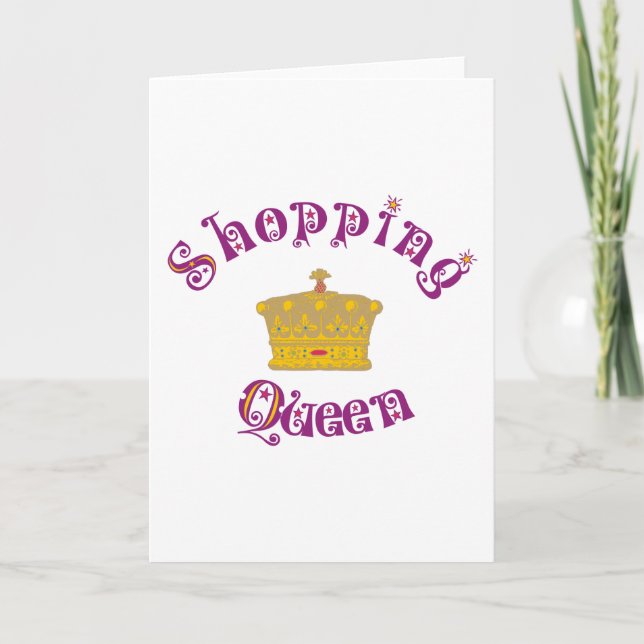 shopping queen card (Front)