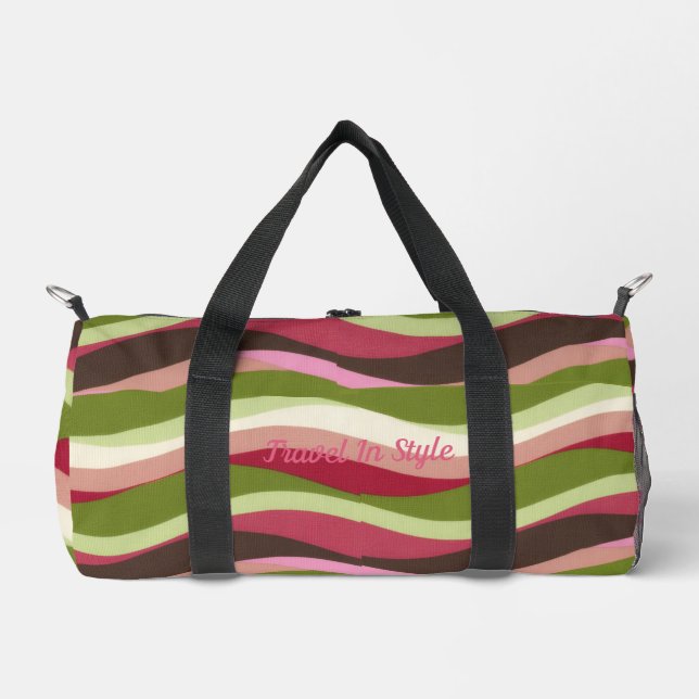 Shopping Queen Collection -Ladies Duffle Bag (Front)