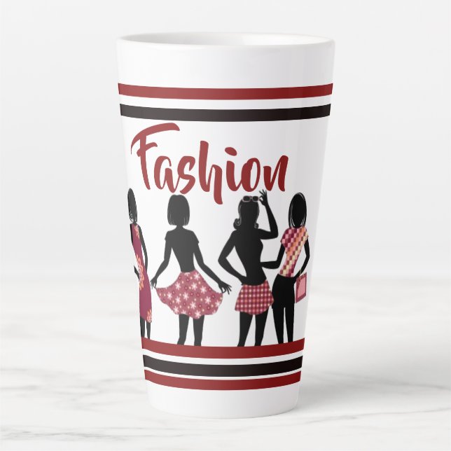 SHOPPING QUEEN COLLECTION LATTE MUG (Front)
