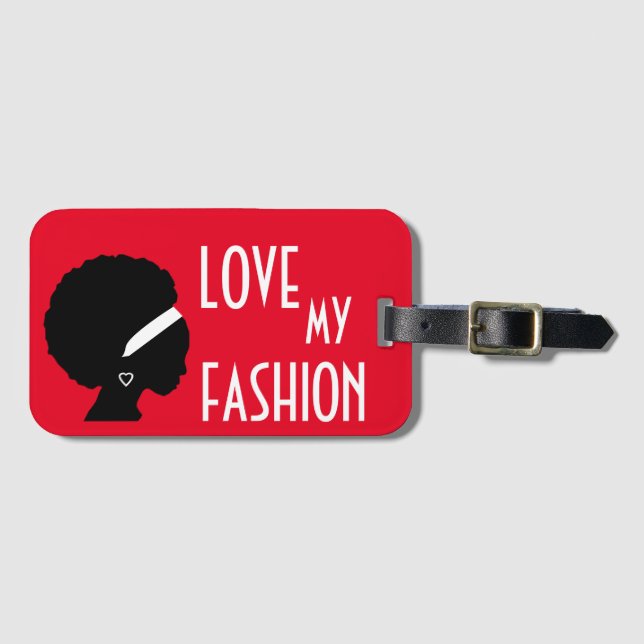 SHOPPING QUEEN COLLECTION Luggage Tag (Front Horizontal)
