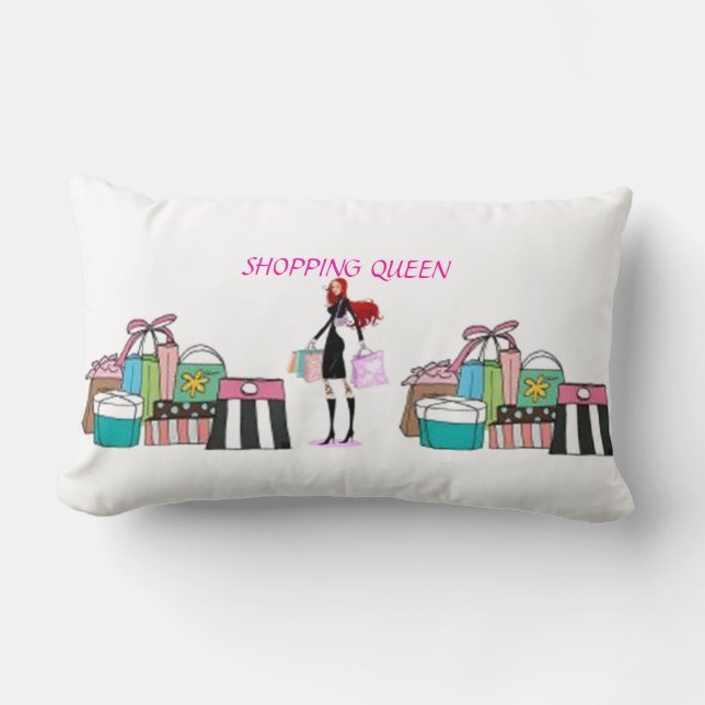 SHOPPING QUEEN COLLECTION LUMBAR PILLOW (Front)