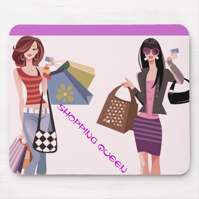 SHOPPING QUEEN COLLECTION MOUSE PAD (Front)