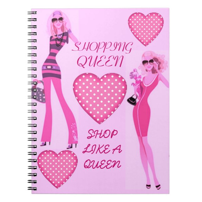 SHOPPING QUEEN COLLECTION NOTEBOOK (Front)