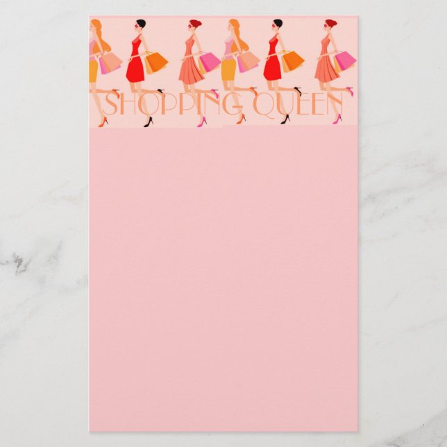 SHOPPING QUEEN COLLECTION STATIONERY (Front)