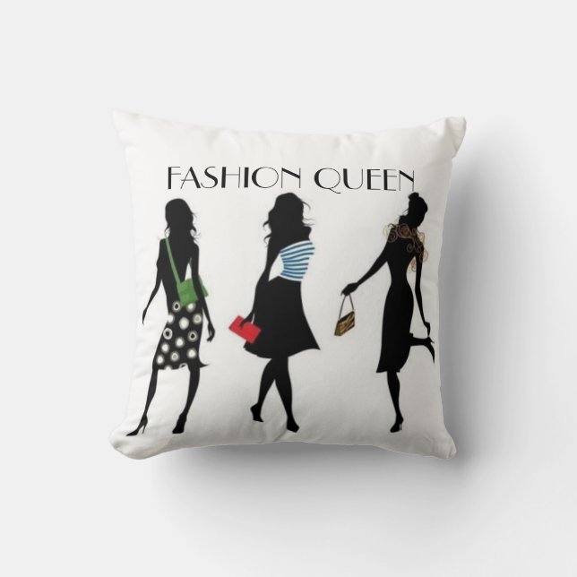 SHOPPING QUEEN COLLECTION THROW PILLOW (Front)
