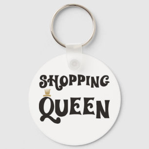 shopping queen keychain