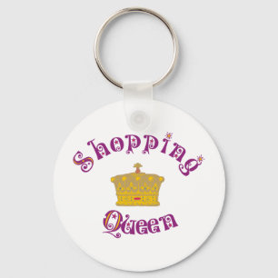 shopping queen keychain