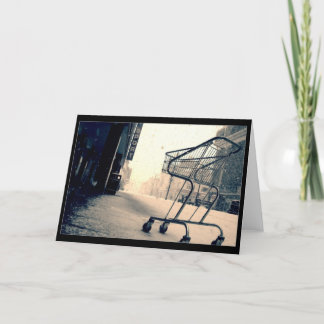 Shopping Trolley Cart Card
